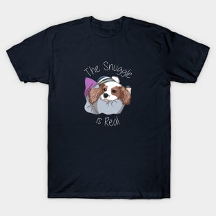 Cavalier Spaniel Snuggle and Lap Dog T-Shirt